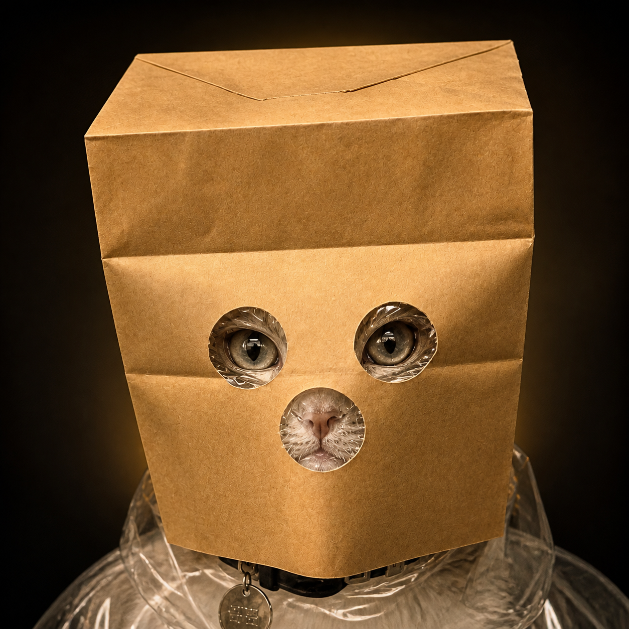 Anonymous Pons Cat portrait